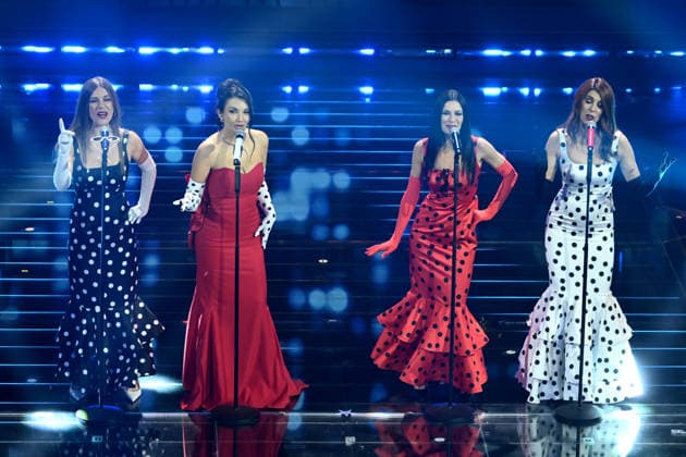 Sanremo, 76th Italian Song Festival - fourth evening. In the photo Elettra Lamborghini, Las Ketchup  Copyright: xAlbertoxTerenghix xPoolxSanremox02x xipa-agency.netx xPoolxSanremox02x IPA_Agency_IPA72118446