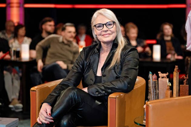 MDR - Riverboat. Eisschnelllauf-Legende Gunda Niemann-Stirnemann anläßlich der Aufzeichnung der MDR - Talkshow Riverboat am 27.02.2026 in der Mediacity Leipzig. 20260227ADO0017