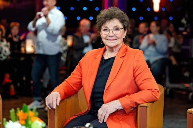 MDR - Riverboat. Schauzspielerin Monika Baumgartner anläßlich der Aufzeichnung der MDR - Talkshow Riverboat am 27.02.2026 in der Mediacity Leipzig. 20260227ADO0025