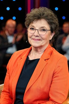 MDR - Riverboat. Schauzspielerin Monika Baumgartner anläßlich der Aufzeichnung der MDR - Talkshow Riverboat am 27.02.2026 in der Mediacity Leipzig. 20260227ADO0026