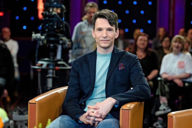 MDR - Riverboat. Schauspieler Sabin Tambrea anläßlich der Aufzeichnung der MDR - Talkshow Riverboat am 27.02.2026 in der Mediacity Leipzig. 20260227ADO0028
