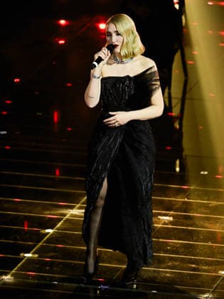 Sanremo, 76th Italian Song Festival. Fourth Evening. Pictured: Mara Sattei  Copyright: xMaurizioxD Avanzox xipa-agency.netx xPoolxSanremox02x IPA_Agency_IPA72119451