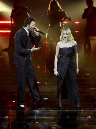 Sanremo, 76th Italian Song Festival - fourth evening. In the photo: Mara Sattei, Mecna  Copyright: xAlbertoxTerenghix xPoolxSanremox02x xipa-agency.netx xPoolxSanremox02x IPA_Agency_IPA72119491