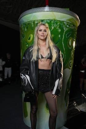 Milan, Milan Women s Fashion Week: Fall Winter 2026 27 - Women s Fashion, Fall Winter 2026 27 - GCDS fashion show - front raw in the photo: Elena Perminova  Copyright: xRiccardoxGiordanox xipa-agency.netx xRiccardoxGIordanox IPA_Agency_IPA72122656