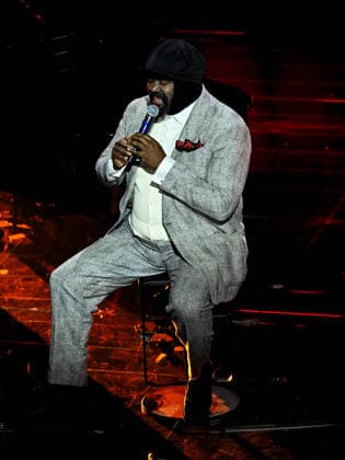 Sanremo, 76th Italian Song Festival. Fourth Evening. Pictured: Serena Brancale, Besame Mucho with Gregory Porter and Delia  Copyright: xMaurizioxD Avanzox xipa-agency.netx xPoolxSanremox02x IPA_Agency_IPA72126344