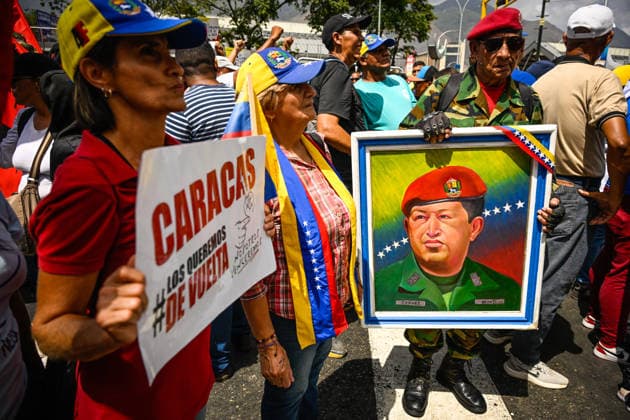 News Themen der Woche KW09 Commemoration rally held in Caracas on Caracazo anniversary CARACAS, VENEZUELA – FEBRUARY 27: People participate in a demonstration organized by the government to commemorate the 37th anniversary of the Caracazo, the 1989 social uprising against economic measures that was suppressed by security forces, in Caracas, Venezuela, February 27, 2026. Maxwell Briceno Anadolu Caracas Venezuela. Editorial use only. Please get in touch for any other usage.  Copyright: x2026xAnadoluxMaxwellxBricenox