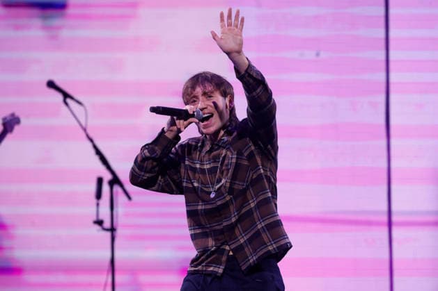 Vina del Mar, February 27, 2026 Singer Paulo Londra during his performance at the sixth night of the Vina del Mar Festival 2026 Sebastian Cisternas Aton Chile, Vina del Mar Chile Aton 1129390  Copyright: SEBASTIANxCISTERNAS xATONxCHILE