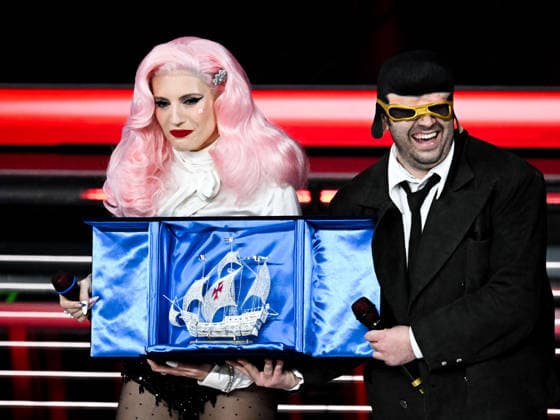 Sanremo, 76th Italian Song Festival - fourth evening. In the photo: Ditonellapiaga, TonyPitony  Copyright: xMaurizioxD Avanzox xipa-agency.netx xPoolxSanremox02x IPA_Agency_IPA72129560