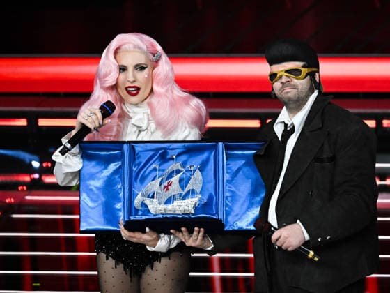 Sanremo, 76th Italian Song Festival - fourth evening. In the photo: Ditonellapiaga, TonyPitony  Copyright: xMaurizioxD Avanzox xipa-agency.netx xPoolxSanremox02x IPA_Agency_IPA72129610