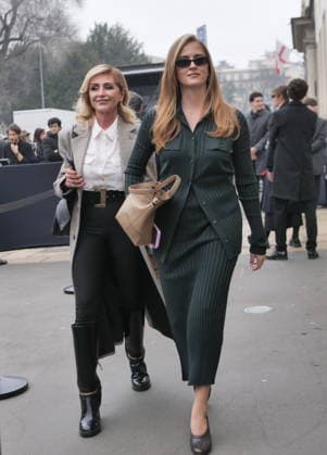 Milan, Milan Women s Fashion Week Fall Winter 2026 27 - Women s Fashion, Fall Winter 2026 27 - Tods fashion show - arrivals In the photo: Guest  Copyright: xLucaxPontix xipa-agency.netx xx IPA_Agency_IPA72130094