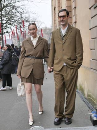 Milan, Milan Women s Fashion Week Fall Winter 2026 27 - Women s Fashion, Fall Winter 2026 27 - Tods fashion show - arrivals In the photo: Guest  Copyright: xLucaxPontix xipa-agency.netx xx IPA_Agency_IPA72130136