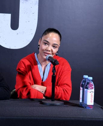 February 27, 2026, New York, Ny, United States: Tessa Thompson attends The Fear of 13 Broadway Press Event. Held at James Earl Jones Theatre in New York. Zuma Press February 27, 2026 New York United States  - ZUMAp281 20260227_zea_p281_096 Copyright: xPhotoxImagexPressx
