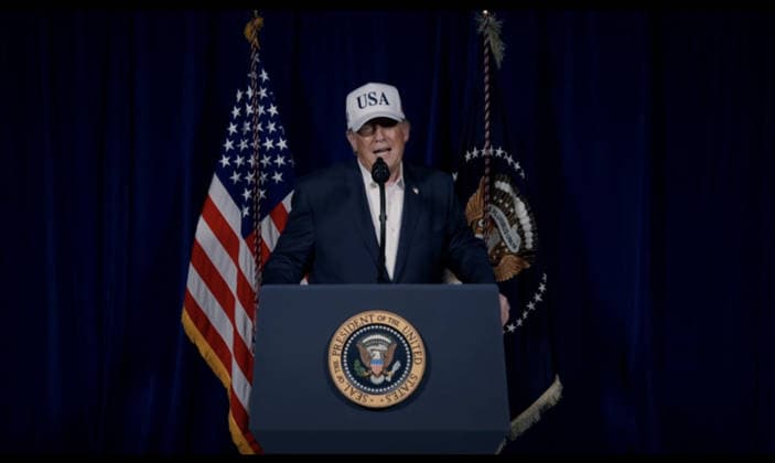 News Themen der Woche KW09 Trump vows to destroy Iran s missiles, raze missile industry and annihilate navy WASHINGTON, UNITED STATES - FEBRUARY 28: (----EDITORIAL USE ONLY - MANDATORY CREDIT - ‘US PRESIDENT DONALD TRUMP VIA TRUTH SOCIAL HANDOUT - NO MARKETING NO ADVERTISING CAMPAIGNS - DISTRIBUTED AS A SERVICE TO CLIENTS----) A screen grab from a video released on U.S. President Donald Trump’s Truth Social account shows Donald Trump making statements regarding combat operations on Iran on February 28, 2026 in Washington DC, United States. US President Trump Via Truth Social Anadolu Washington DC United States. Editorial use only. Please get in touch for any other usage.  Copyright: x2026xAnadoluxUSxPresidentxTrumpxViaxTruthxSocialx