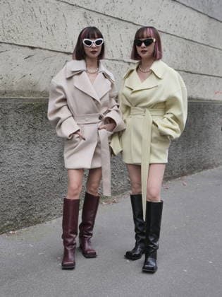 Milan, Milan Women s Fashion Week Fall Winter 2026 27 - Women s Fashion, Fall Winter 2026 27 - Sportmax fashion show - arrivals In the photo: Guest  Copyright: xLucaxPontix xipa-agency.netx xx IPA_Agency_IPA72135650