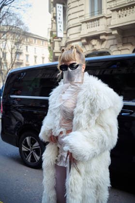 Milano Fashion Week - Women F W 26-27 Blumarine fashion show Street Style Milan, Italy Myss Keta Milano Fashion Week - Women F W 26-27 Blumarine fashion show Street Style Milan, Italy 27th February 2026 SGPItalia id 134544_001 * Not Exclusive  Copyright: xLAURA_MARCHINIx
