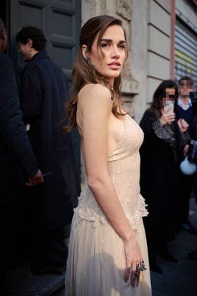 Milano Fashion Week - Women F W 26-27 Blumarine fashion show Street Style Milan, Italy Clara Soccini Milano Fashion Week - Women F W 26-27 Blumarine fashion show Street Style Milan, Italy 27th February 2026 SGPItalia id 134544_001 * Not Exclusive  Copyright: xLAURA_MARCHINIx