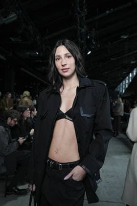 Milan, Milan Women s Fashion Week: Fall Winter 2026 27 - Women s Fashion, Fall Winter 2026 27 - Ermanno Scervino fashion show - front raw in the photo: Francesca Busi  Copyright: xRiccardoxGiordanox xipa-agency.netx xRiccardoxGIordanox IPA_Agency_IPA72143401