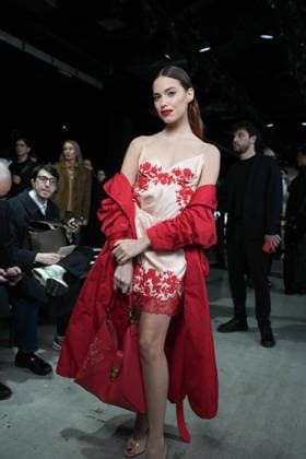 Milan, Milan Women s Fashion Week: Fall Winter 2026 27 - Women s Fashion, Fall Winter 2026 27 - Ermanno Scervino fashion show - front raw in the photo: Beatrice Fiorentini  Copyright: xRiccardoxGiordanox xipa-agency.netx xRiccardoxGIordanox IPA_Agency_IPA72144587