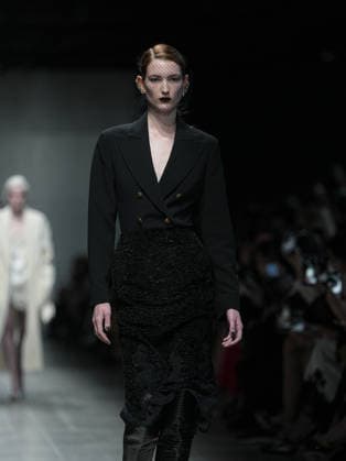 Milan, Milan Women s Fashion Week: Fall Winter 2026 27 - Women s Fashion, Fall Winter 2026 27 - Ermanno Scervino fashion show - catwalk in the photo: model  Copyright: xRiccardoxGiordanox xipa-agency.netx xRiccardoxGIordanox IPA_Agency_IPA72145233