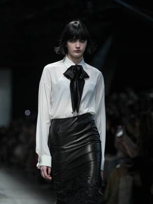 Milan, Milan Women s Fashion Week: Fall Winter 2026 27 - Women s Fashion, Fall Winter 2026 27 - Ermanno Scervino fashion show - catwalk in the photo: model  Copyright: xRiccardoxGiordanox xipa-agency.netx xRiccardoxGIordanox IPA_Agency_IPA72145351