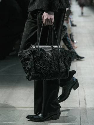 Milan, Milan Women s Fashion Week: Fall Winter 2026 27 - Women s Fashion, Fall Winter 2026 27 - Ermanno Scervino fashion show - catwalk in the photo: bag detail  Copyright: xRiccardoxGiordanox xipa-agency.netx xRiccardoxGIordanox IPA_Agency_IPA72145384