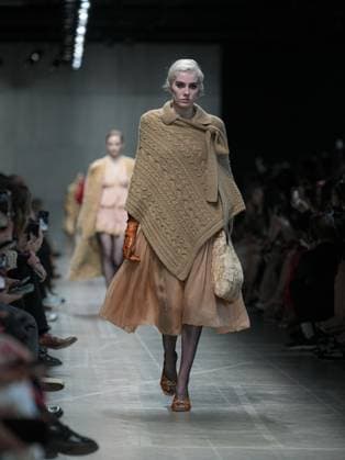 Milan, Milan Women s Fashion Week: Fall Winter 2026 27 - Women s Fashion, Fall Winter 2026 27 - Ermanno Scervino fashion show - catwalk in the photo: model  Copyright: xRiccardoxGiordanox xipa-agency.netx xRiccardoxGIordanox IPA_Agency_IPA72145590