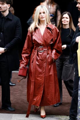 FERRARI - Guest arrivals - Milan Fashion Week - Womenswear Fall Winter 2026 2027 MILAN, ITALY - FEBRUARY 28: Georgia May Jagger arrives to the Ferrari fashion show during the Milan Womenswear Fall Winter 2026 2027 Fashion Week on February 28, 2026 in Milan, Italy. Photo by Marco Piovanotto Abacapress.com  Copyright: xPiovanottoxMarco ABACAx