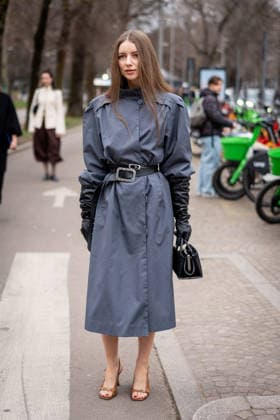Street Style: Ferragamo fashion show during the Milan Fashion Week - Womenswear Fall Winter 2026 2027 in Milan, Italy, on 28 February 2026. Street Style: A guest is seen outside of the Ferragamo fashion show during the Milan Fashion Week - Womenswear Fall Winter 2026 2027 in Milan, Italy, on 28 February 2026., Credit:Stefano Costantino TTL Avalon Italy, Milan  Copyright: xStefanoxCostantinoxTTLx xAvalonx 1078972008