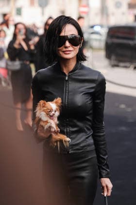 MFW - GUCCI Arrivals Demi Moore (American actress) at the Gucci fashion show during the Milan Womenswear Fall Winter 2026 2027 Fashion Week on February 27, 2026 in Milan, Italy. Photo by Alessandro Bremec IPA ABACAPRESS.COM Milan Italy  Copyright: xIPA ABACAx
