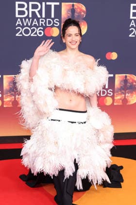Celebrities attend The BRIT Awards 2026 at Co-op Live in Manchester, England Featuring: Rosalia Where: Manchester, United Kingdom When: 28 Feb 2026 Credit: Alex Cropper Cover Images EDITORIAL USE ONLY. NOT FOR USE BY NEWSPAPERS BASED IN THE UK. Copyright: xx coverimg55514945