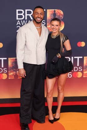 Celebrities attend The BRIT Awards 2026 at Co-op Live in Manchester, England Featuring: Tyler West, Chloe Burrows Where: Manchester, United Kingdom When: 28 Feb 2026 Credit: Alex Cropper Cover Images EDITORIAL USE ONLY. NOT FOR USE BY NEWSPAPERS BASED IN THE UK. Copyright: xx coverimg55514570