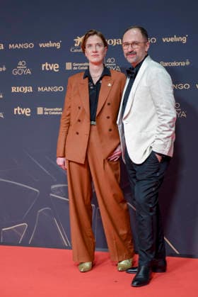 Red carpet of the Goya Awards 2026 The crew of the film The Girl with the Needle poses on the red carpet of the 40th edition of the Goya Awards, at the Auditori del Centre de Convencions Internacionals, on February 28, 2026, in Barcelona, Cataluna Spain The awards are given annually by the Academy of Motion Picture Arts and Sciences of Spain AACCE with the aim of rewarding the best professionals in each of the various technical and creative specialties of Spanish cinema 28 FEBRUARY 2026 RED CARPET BARCELONA GOYA FILM AWARDS Barcelona Catalunya Barcelona Catalunya Catalunya Spain  Copyright: xAlbertoxParedesx 7327946