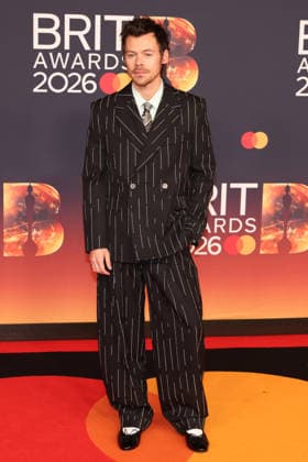 Celebrities attend The BRIT Awards 2026 at Co-op Live in Manchester, England Featuring: Harry Styles Where: Manchester, United Kingdom When: 28 Feb 2026 Credit: Alex Cropper Cover Images EDITORIAL USE ONLY. NOT FOR USE BY NEWSPAPERS BASED IN THE UK. Copyright: xx coverimg55515234