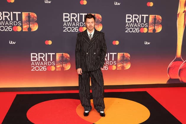 Celebrities attend The BRIT Awards 2026 at Co-op Live in Manchester, England Featuring: Harry Styles Where: Manchester, United Kingdom When: 28 Feb 2026 Credit: Alex Cropper Cover Images EDITORIAL USE ONLY. NOT FOR USE BY NEWSPAPERS BASED IN THE UK. Copyright: xx coverimg55515241