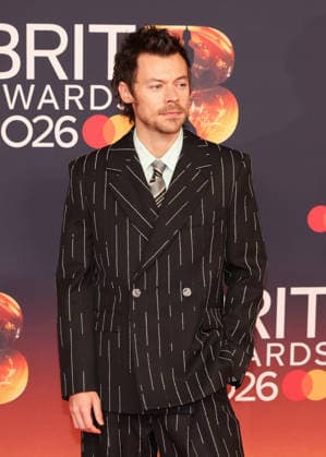 Celebrities attend The BRIT Awards 2026 at Co-op Live in Manchester, England Featuring: Harry Styles Where: Manchester, United Kingdom When: 28 Feb 2026 Credit: Alex Cropper Cover Images EDITORIAL USE ONLY. NOT FOR USE BY NEWSPAPERS BASED IN THE UK. Copyright: xx coverimg55515287