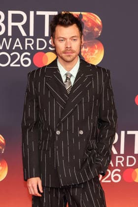 Celebrities attend The BRIT Awards 2026 at Co-op Live in Manchester, England Featuring: Harry Styles Where: Manchester, United Kingdom When: 28 Feb 2026 Credit: Alex Cropper Cover Images EDITORIAL USE ONLY. NOT FOR USE BY NEWSPAPERS BASED IN THE UK. Copyright: xx coverimg55515292