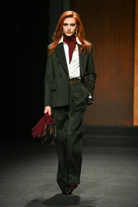 Milan, Milan Women s Fashion Week Fall Winter 2026 27 - Women s Fashion, Fall Winter 2026 27 - Luisa Spagnoli fashion show - catwalk in the photo: model  Copyright: xSimonaxChiocciax xipa-agency.netx xFotosickix IPA_Agency_IPA72167764