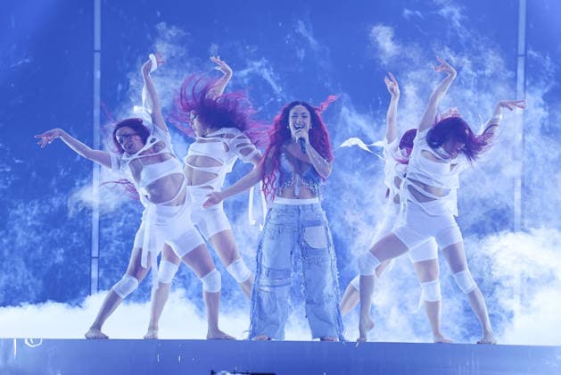 SUNDSVALL, SWEDEN 20260228 Isa Tengblad with the entry Who You Are on stage in round 5 of Melodifestivalen 2026 in Gärdehov Arena in Sundsvall SUNDSVALL SWEDEN x11900x  Copyright: xPärxBäckström TTx MELODIFESTIVALEN 2026 SUNDSVALL fzx2jdIMtXs