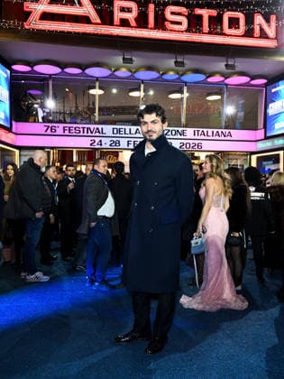 Sanremo, 76th Italian Song Festival. Evening 4 - Arrivals at the Ariston Theatre - Pictured: Tommaso Sacchi  Copyright: xManuelexMangiarottix xipa-agency.netx xPoolxSanremox02x IPA_Agency_IPA72169194