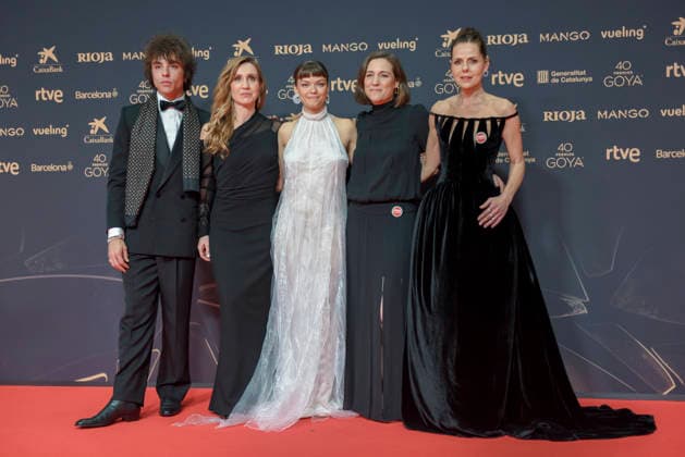 Red carpet of the Goya Awards 2026 The crew of the film Romería poses on the red carpet of the 40th edition of the Goya Awards, at the Auditori del Centre de Convencions Internacionals, on February 28, 2026, in Barcelona, Cataluna Spain The awards are given annually by the Academy of Motion Picture Arts and Sciences of Spain AACCE with the aim of rewarding the best professionals in each of the different technical and creative specialties of Spanish cinema 28 FEBRUARY 2026 Barcelona, Cataluna Barcelona, Cataluna Espana  Copyright: xAlbertoxParedesx 7328062