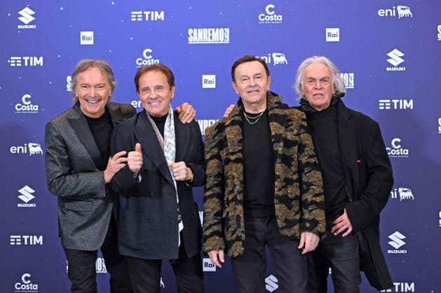 76th Italian Song Festival, Photocall February 28, 2026, Sanremo. 76th Italian Song Festival. Photocall. Pictured are the Pooh group., Credit:Maria Laura Antonelli Avalon Italy, Sanremo  Copyright: xMariaxLauraxAntonellix xAvalonx 1079009535