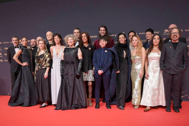 Red carpet of the Goya Awards 2026 The Sirat film crew poses on the red carpet of the 40th edition of the Goya Awards, at the Auditori del Centre de Convencions Internacionals, on February 28, 2026, in Barcelona, Cataluna Spain The awards are given annually by the Academy of Motion Picture Arts and Sciences of Spain AACCE with the aim of rewarding the best professionals in each of the different technical and creative specialties of Spanish cinema 28 FEBRUARY 2026 Barcelona, Cataluna Barcelona, Cataluna Espana  Copyright: xAlbertoxParedesx 7328292