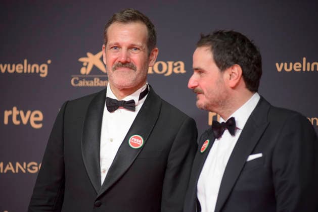 Red carpet of the Goya Awards 2026 Directors Aitor Arregi d and Jose Mari Goenaga i pose on the red carpet of the 40th edition of the Goya Awards, at the Auditori del Centre de Convencions Internacionals, on February 28, 2026, in Barcelona, Cataluna Spain The awards are given annually by the Academy of Motion Picture Arts and Sciences of Spain AACCE with the aim of rewarding the best professionals in each of the various technical and creative specialties of Spanish cinema 28 FEBRUARY 2026 CATALUÑA GOYA GOYA PHOTOCALL POSED POSING CINEMA AWARDS Barcelona Catalunya Catalunya Barcelona Catalunya Spain  Copyright: xAlbertoxParedesx 7328264