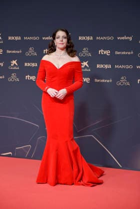 Red carpet of the Goya Awards 2026 Actress Nora Navas poses on the red carpet of the 40th edition of the Goya Awards, at the Auditori del Centre de Convencions Internacionals, on February 28, 2026, in Barcelona, Cataluna Spain The awards are given annually by the Academy of Motion Picture Arts and Sciences of Spain AACCE with the aim of rewarding the best professionals in each of the various technical and creative specialties of Spanish cinema 28 FEBRUARY 2026 RED CARPET BARCELONA GOYA AWARDS CINEMA AWARDS Barcelona Catalunya Barcelona Catalunya Catalunya Spain  Copyright: xAlbertoxParedesx 7328339
