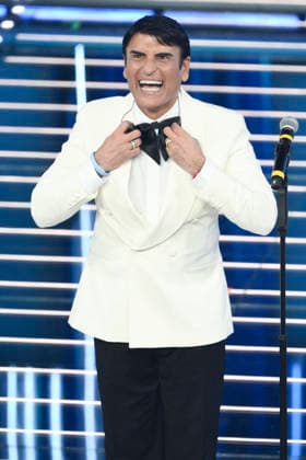 February 28, 2026, Sanremo, Italy: Italian singer Sal Da Vinci on stage at the Ariston theatre during the 76th edition of the Sanremo Italian Song Festival, in Sanremo, Italy, 28 February 2026. The music festival will run from 24 to 28 February 2026. ANSA ETTORE FERRARI. Sanremo Italy  - ZUMAa110 20260228_zaf_a110_215 Copyright: xEttorexFerrarix