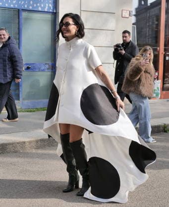 Milan, Milan Women s Fashion Week Fall Winter 2026 27 - Women s Fashion, Fall Winter 2026 27 - Laura Biagiotti fashion show - arrivals In the photo: Guest  Copyright: xLucaxPontix xipa-agency.netx xx IPA_Agency_IPA72173835