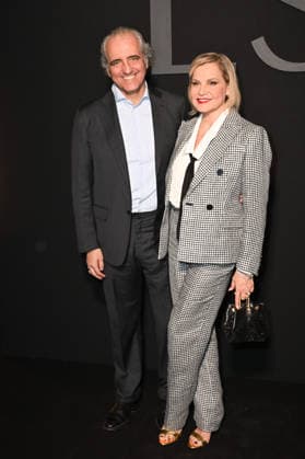 Milan, Milan Women s Fashion Week Fall Winter 2026 27 - Women s Fashion, Fall Winter 2026 27 - Luisa Spagnoli fashion show - arrivals in the photo: Simona Ventura, Giovanni Terzi  Copyright: xSimonaxChiocciax xipa-agency.netx xFotosickix IPA_Agency_IPA72177043
