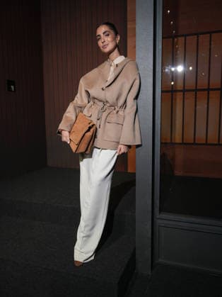 Milan, Milan Women s Fashion Week: Fall Winter 2026 27 - Women s Fashion, Fall Winter 2026 27 - Luisa Spagnoli fashion show - front row in the photo: guest  Copyright: xRiccardoxGiordanox xipa-agency.netx xRiccardoxGIordanox IPA_Agency_IPA72178265