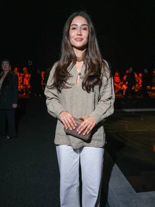 Milan, Milan Women s Fashion Week: Fall Winter 2026 27 - Women s Fashion, Fall Winter 2026 27 - Luisa Spagnoli fashion show - front row in the photo: guest  Copyright: xRiccardoxGiordanox xipa-agency.netx xRiccardoxGIordanox IPA_Agency_IPA72178446