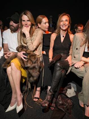 Milan, Milan Women s Fashion Week: Fall Winter 2026 27 - Women s Fashion, Fall Winter 2026 27 - Luisa Spagnoli fashion show - front row in the photo: Anna Dello Russo Cristiana Capotondi Silvia Grilli  Copyright: xRiccardoxGiordanox xipa-agency.netx xRiccardoxGIordanox IPA_Agency_IPA72178908